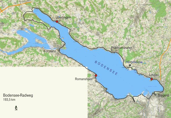 Radtour Bodensee